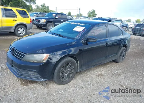 2015 Volkswagen Jetta 1.8T Se из США, поврежденный, VIN 3VWD17AJ2FM242760